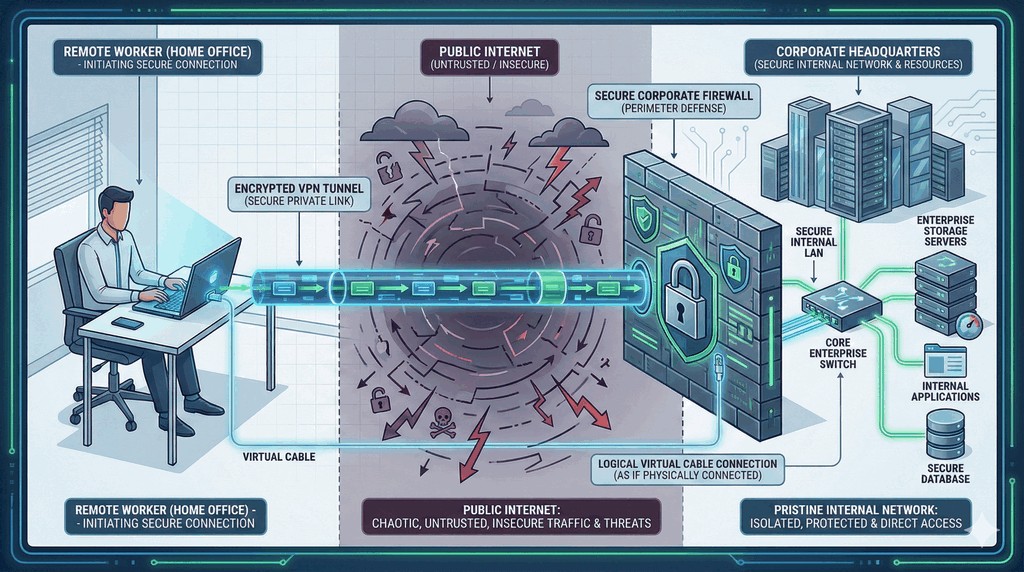 Zasada działania tunelu VPN