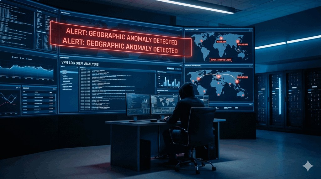 Logi VPN w systemie SIEM