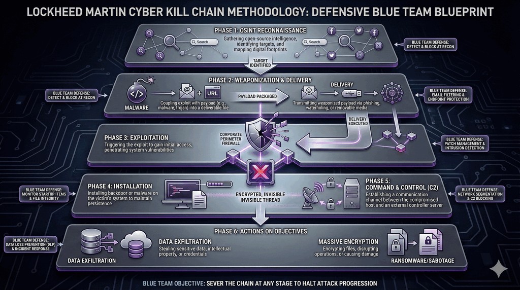 Schemat Cyber Kill Chain